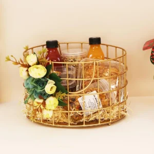 CHECK BASKET HAMPER