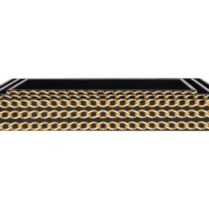 FACE DESIGN SERVING TRAYS SET OF 3