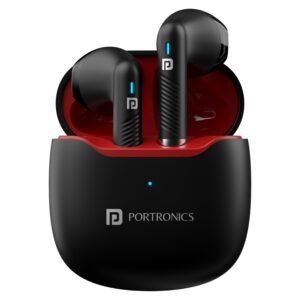 Portronics Harmonics Twins S12 in Ear TWS Earbuds with Mic, 24H Playtime