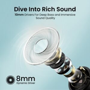 Portronics Harmonics Twins S13 in Ear Earbuds With Mic,24H Playtime