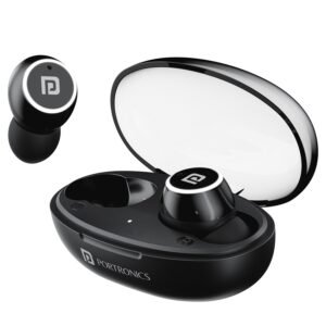 Portronics Harmonics Twins S13 in Ear Earbuds With Mic,24H Playtime