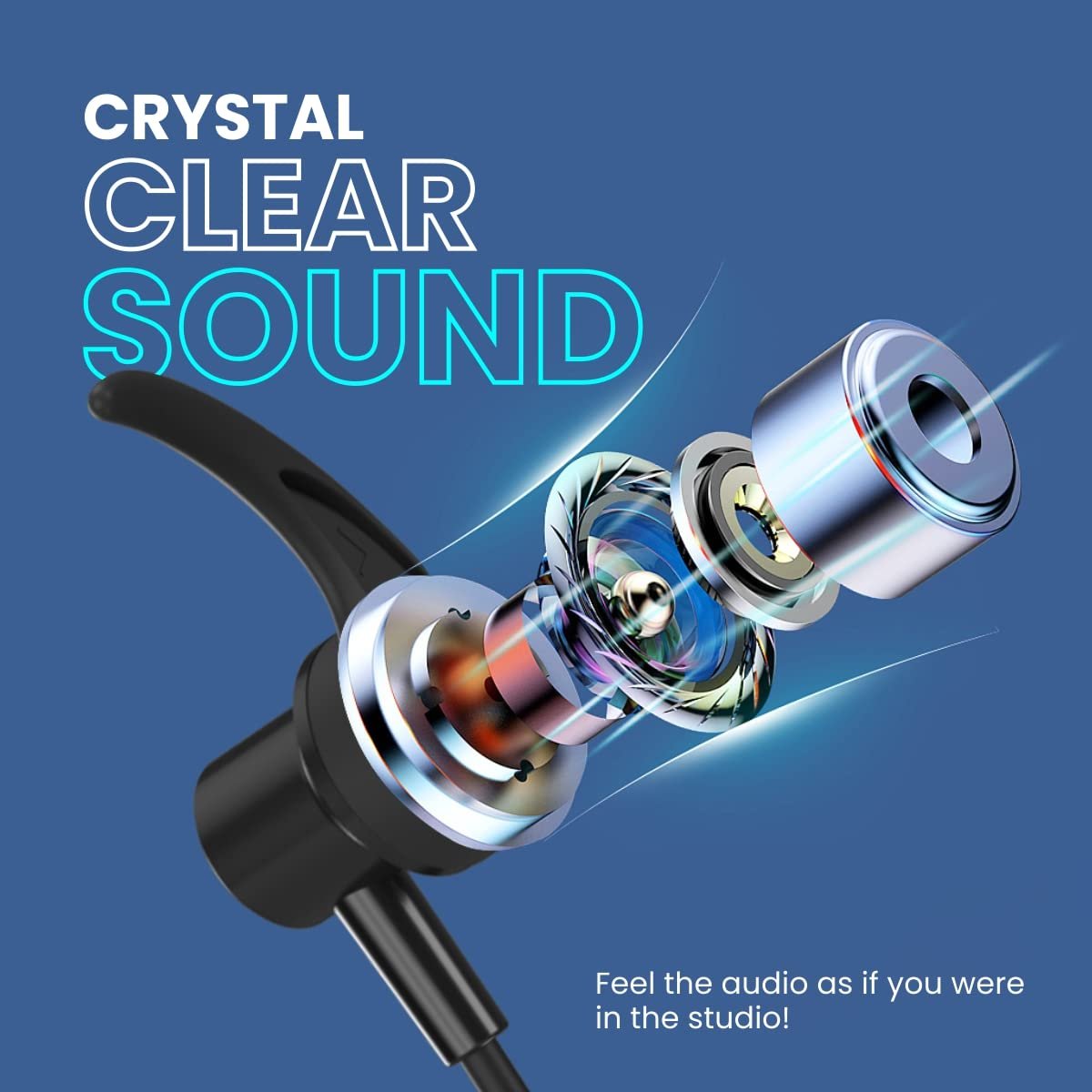 Portronics Harmonics 250 Wireless Neckband,60 Hrs Playtime, Dual Pairing, Magnetic Latch Bluetooth - Image 5