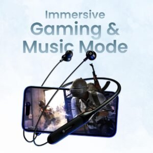 Portronics Z7 with 40Hrs Playback, Gaming Mode, Water Resistant, Fast Charging Bluetooth