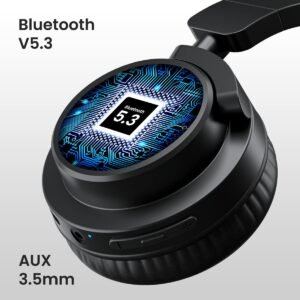 Portronics Muffs M2 Bluetooth Headphones On Ear with Upto 40 Hrs Playtime