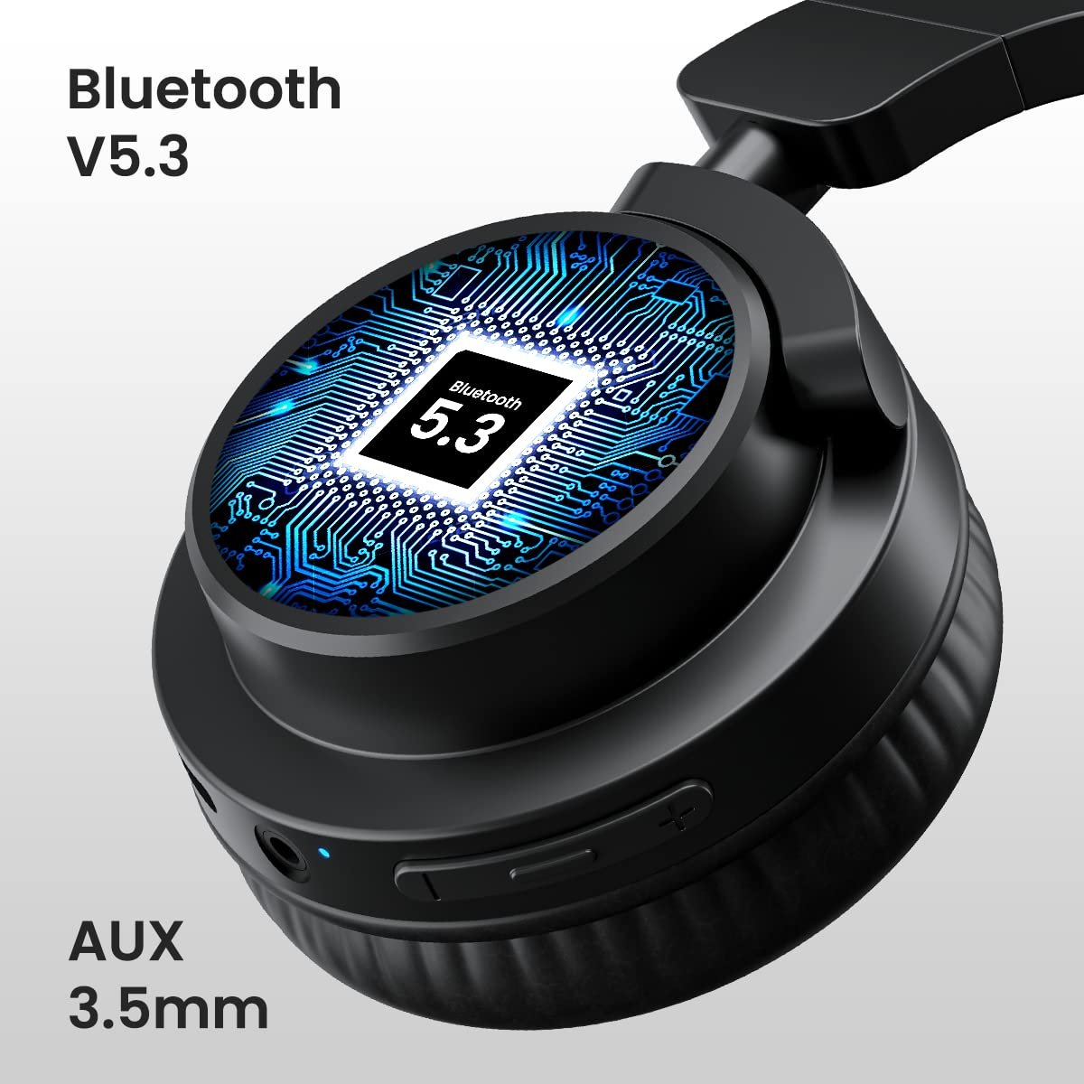 Portronics Muffs M2 Bluetooth Headphones On Ear with Upto 40 Hrs Playtime - Image 7