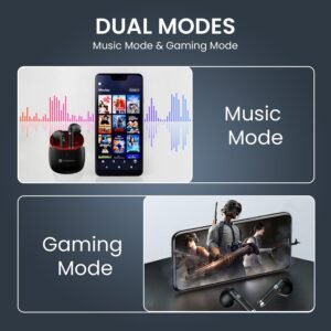 Portronics Harmonics Twins S12 in Ear TWS Earbuds with Mic, 24H Playtime