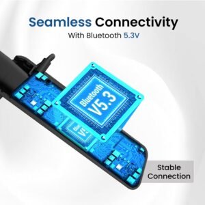 Portronics Harmonics Z10 In Ear Headphone With Mic,35Hr Playtime,Type C Charging Bluetooth