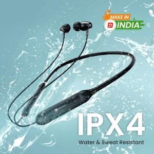 Portronics Z7 with 40Hrs Playback, Gaming Mode, Water Resistant, Fast Charging Bluetooth