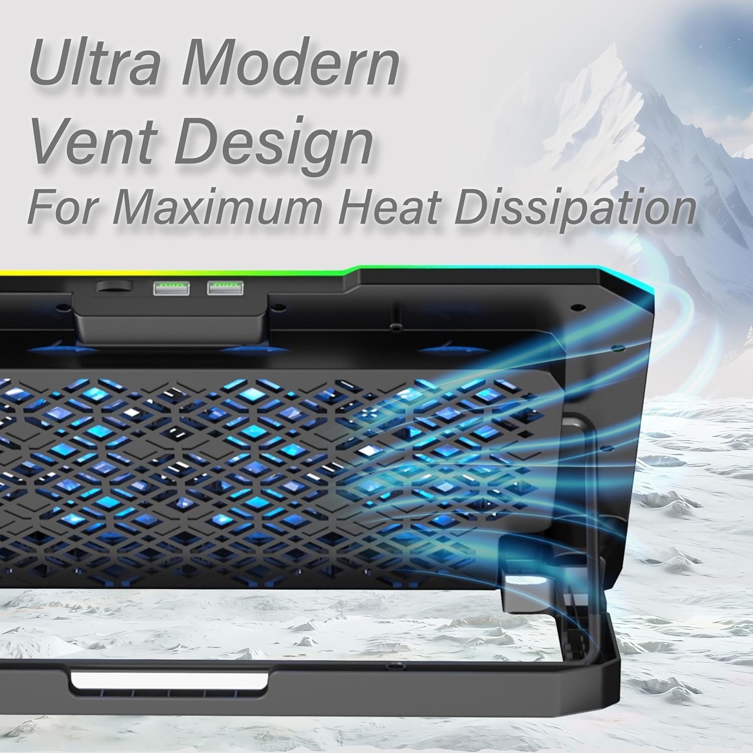 Geonix Ergo 2 Gaming Laptop Cooling Stand - Image 4