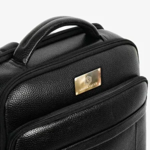 Fingerlock Leather Backpack (Black)