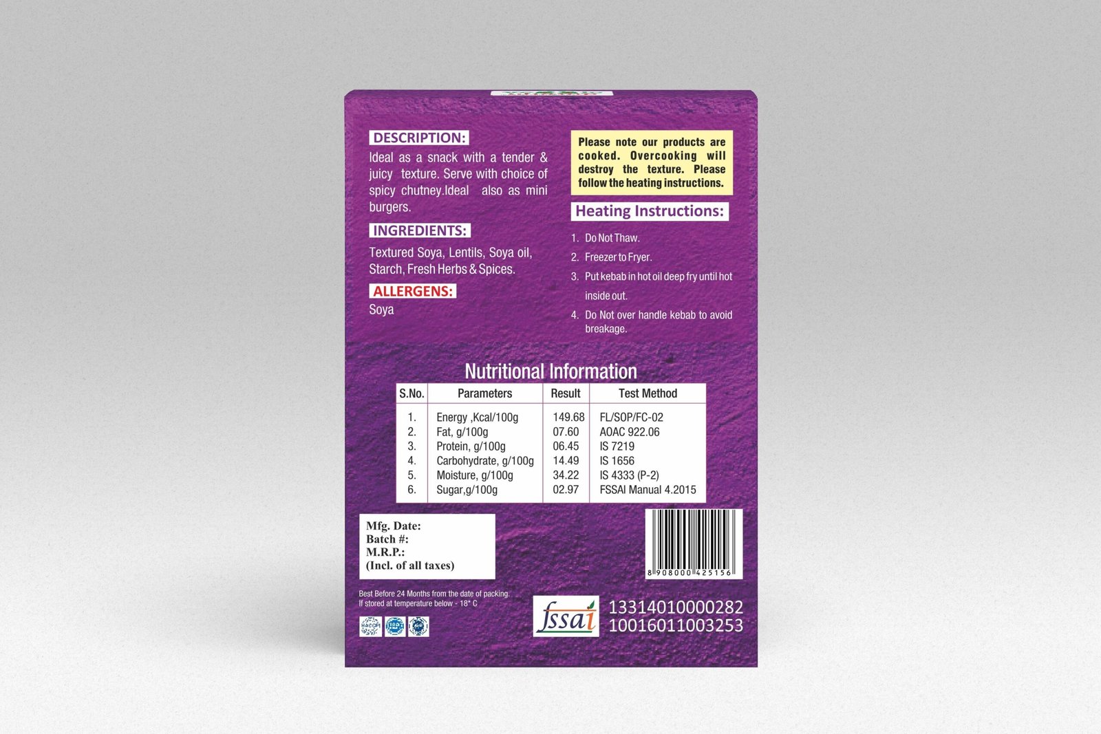 Vegan Galawati Kebab - Image 2