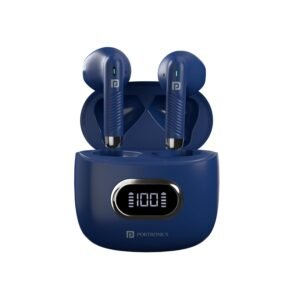 Portronics Harmonics Twins S9 TWS Wireless Earbuds with Upto 30H Playtime, Digital Display Bluetooth Gaming