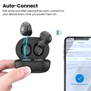 Portronics Harmonics Twins S3 Smart TWS Earbuds,20 Hours Playtime, Booming Bass Bluetooth