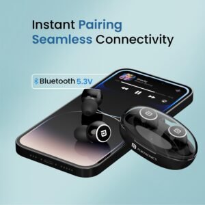Portronics Harmonics Twins S13 in Ear Earbuds With Mic,24H Playtime