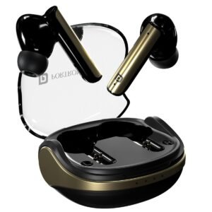 Portronics Harmonics Twins S7 Smart TWS Earbuds, 35Hrs Playtime, Quad Mics, Auto ENC, 5.3v Bluetooth