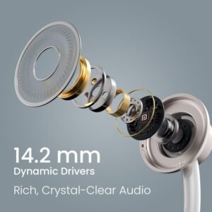 Portronics Conch Sigma A in Ear 3.5mm Wired Earphones,in Line HD Mic,14.2mm Driver Wired
