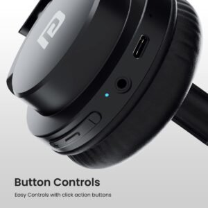 Portronics Muffs M2 Bluetooth Headphones On Ear with Upto 40 Hrs Playtime
