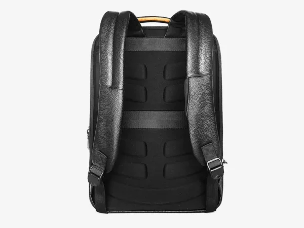 Fingerlock Leather Backpack (Black) - Image 2